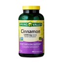 Suplemen Diet Lembah Spring Valley, 1000 mg, 400 Count - Tambahan Cinnamon, Cinnamon Kapsul, Cinnamon