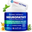 OWELL NATURALS Neurropathy Cream Extra Strength Relief Cream for Foot, Hands, Toes with Arnica, Vitamin B6, Aloe Vera, MSM-Made in USA