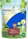 Makanan untuk Powder Blue Organic Hidup Spirulina, 8 Ounces - Non-GMO, Murni Raw Blue- Green Algae Ektract, Vegan, Non-Irradiated, Great for Juice, Smoothies, Shakes, Minuman, dan Warna Makanan