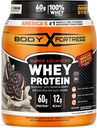 Body Fortress Super Advanced Whey Protein Powder, Cookies N 'Creme, 60g Protein & 12g BCAAs Per 2 Scoops, Muscle Gain & Recovery, Imune Dukung dengan Vitamin C & D, 1.78lbs (Packaging May Vary)