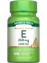 Nature 's Truth Vitamin E 400 IU Softgels 124; 268mg 124; 100 Count 124; Non-GMO & Gluten Free Suplemen
