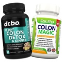 Colon Cleanser Detox Suplemen Kapsul - 15 Hari Colon Cleanse Pills & Probiotic Herbal Formula - Suplemen Pergerakan Perumahan Instinal Perut Bloating Digetical Gut Cleansing Dukungan