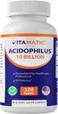 Probiotik Vitamatik Acidoblus - 10 Milyar CFU - Potensi 5X - Tambahan Probiosis Harian, Support Kesehatan Digetical - 120 Tablet