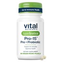 Nutrients Hiperboid Vital Pro-15 Prestipation and Progetic for Women and Men 124; 15 Science Bocked Strains 124; Pasokan Sembelit Kerja, Diare, Gas & Bloating 124; 30 Vegan Time Forel