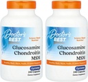 Dokter Terbaik, (2 Pack Glucosamin Chondroitin MSM dengan OptiMSM, 240 Vevgie Caps