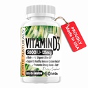 Vitamin D3 5000 IU Supplemen 125 mcg Soft Gels Specially for Sensitive Hodach Suplemen Atomian dengan Organic Olive Oil Best Vitamin D3 Suplemen Perempuan & Men Made in USA