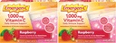 Emergen- C (30 Count, Raspberry Flavor, 1 Bulan Supply Dieter Supplemen Minuman Fizzy Mix dengan 1000mg Vitamin C, 0.32 Paket Ounce, Kafeine Bebas (Paket 2)
