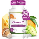 Zahler Vitamin D3 3000IU, Vitamin D3 Suplemen 3.000 IU, Disahkan Kosher (250 Softgels)