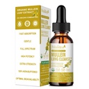 Mulittea Mullein Drops for Lungs & Lymphatic Drainet -5-in- 1 Herbal Extract Liquid dengan Marshmallow Root, Elderberry, Licorice Root- Lung Cleanse & Respiratory Support -Non-GMO, Vegetarian2 Fl Oz