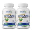 Natural Cure Labs L-Lysine + Monolaurin 600mg 1 Rasio, 2 Pack, 200 Kapsul