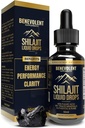 Himalaya murni Shilajit Liquid Drops - 100mg Natural Shilajit Drops - 85 + Trace Minetrace & 40% Fulvic Acid for Energy Boost, Detox Cleanse, Kekuatan & Imunity Support - 50 Day Suppply