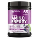 Optimum Nutrition Amino Energy - Pre Workout with Green Tea, BCAA, Acids, Keto Friendly, Green Coffee Extract, Energy Powder - Concord Grape, 65 Servings (Packaging May Wary)