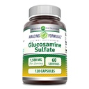 Amazing Formulas Glucosamin Sulfate Suplement (Tambahan 124; 1500 Mg Per Serving 124; 120 Capsules 14; Non-GMO 124; Gluten- Free 124; Made in USA