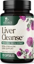 Liver Cleanse Detox & Repair Formula - 20-in- 1 Advanced Liver Support with Silymarin Milk Thistle, Dandelion, Artichoke Extract, Turmeric, Choline, & Beetroot - 120 Veggie Capsules