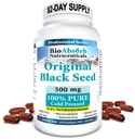 Bio Absorb Black Seed Oil Kapsul, 82- Day Supply, Cold Menekan Hitam Cumin Oil (Nigella Sativa) (330 softgel, 500mg)