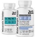 Pill Berat Air untuk Thin Waistline Belly Bloating Swelling & Temporary Water Retention + Electrolytes Replement sebagai Suplemen Diuretic Alam & Men - 120 Capsules oleh Pemuda & Tonic