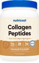 Nutricost Collagen Peptides Powder (Chocolate Peanut Butter Flavored) 1 LB - Grass- Fed Collagen Hylysate, Gluten- Free