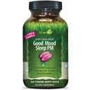 Irwin Nacerals Good Mood Sleep PM - 54 Liquid Soft-Gels - dengan Melonatin dan L-Theanine untuk istirahat & Relaxation - 18 Total pelayan