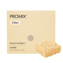 Protein Nutrition Promix Puff Bars, 12- Pack - Madagaskar Vanilla - Marshmallow Crispy - Great Tasting & Heally On The Go Snack - High Protein & Low Calorie - Nun-GMO & Free From Gluten, Soy, & Corn.