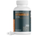 Bronson Vitamin B1 100mg, Non- GMO, 200 tablet Vegetarian