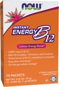 Suplemen SEKARANG, B-12 Energi Instan (2.000 mcg B-12 per paket), Boost Energi Cellular, 75 Paket