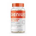 Keseimbangan Estrogen jenius, Suplemen Dim - Blocker untuk Pria & Perempuan - Hormones, Hormonal Acne & Menopause - Aromatas Inhibitor dengan Ekstrak Benih Grape & BioPerine - 30 Kapsul