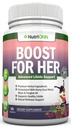Boost For Her Libido Booster For Women - Activates & Enhances Libido - Mood & Desire Boost - Non-GMO - All Natural Herbal Aphrodisiac - With Horny Goat Weed, Maca, Tonkat Ali & Tribulus - 90 Capsules