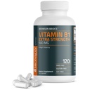 Bronson Vitamin B1 Ekstra Kekuatan 500 MG Tinggi Potency None-GMO, 120 Capsules