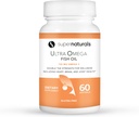 Super Natural Ultra Omega Fish Oil - Omega 3 Fatty- Acids EPA DHA - Mendukung Fungsi Otak Meningkat, Menyediakan Nerve dan Mata Kesehatan 1200mg / 720 Omega-3- 60 Capsules