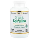 California Gold Nutrition Certified Organic Spirulina, USP Verifikasi, USDA Organik, Non-GMO, 500 mg, 720 tablet Vegetarian