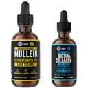 HERBIFY Bundle - Mullein Extract Leaf & Biotin dan Collagen - Dukungan Respiratory & Hair Skin dan Nails Vitamin Dukungan