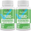 Sublinual Transveratrol Kemurnian 99%, 3-in- 1 Advanced Formula Resveratrol Advanced untuk Boost NAD +, Dukungan Imune & Energy, Anti- Aging, Skin Health & Antioksidant, 240 Lozenge (Persediaan Hari 240)