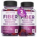 Gummies Serat Bebas Gula Atlantis untuk Dewasa - 5G Fibersuplement Formulation with 5.4G Prebiotic Digetical Blend - Dut Health & Promotes Healthy Diatle - 2- Pack 120 Gummies