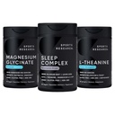 Penelitian Olahraga Kekuatan Ganda L- Theanine Tambahan Softgels untuk Fokus & Relaxation, Magnesium Glycinate untuk Reserve Sleep & Enzimatic Processes + Slex Melentinn-Free Vegan Capsules