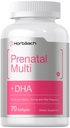 Horbach Women 's Prenatal Multivitamin dengan DHA, Iron and Folic Acid 124; 70 Softgels 124; Non-GMO & Gluten Free