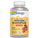 SOLARAMY Vitamin B-Complex Chewables, Strawberry, Healthy Energy, Red Blood Cell, Stress & Metabolism Dukungan, 50 Tablet