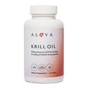 Alaya superial - Antartika Krill Oil 500mg Tambahan dengan Phospholipids, EPA / DHA Omega 3 & Astaxanthin - Non-GMO - PCB Teruji Krill Oil - 60 Softgeels