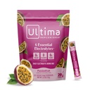Ultima Replenisher Daily Electrolite Powder Mix - Sugar Free-Passionfruit, 20 Stickbags - Paket Hidration dengan 6 Electrolite dan Trace Minecure - Keto Friendly, Non-GMO
