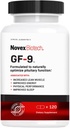 Novex Biotech GF-9 - HGH Boosting Suplemen untuk Pria - Kompleks Kerja untuk Pria - Dukungan Energi, Endurance, Tidur, 120 Ct (Persediaan 30 Hari)