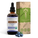 Rahasia dari Tribe Bilberry Fruit Alcohol-Free Liquid Extract, USDA Organic Bilberry (Vaccinium Myrtantus) Dry Fruit Tincture Suplemen (4 FL OZ)