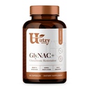 Utzy Compals GlyNAC + Supplemen 124; 1.000mg dari Glycine & NAC (N-Acetyl cysteine) 14; dengan Vitamin B2 Cofactor untuk Produksi Glutathione 124; 90 Capsules
