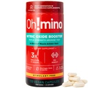 Oh! mino L-Arginine Nitric Oxide Suplement - "Blood Flow Suplement", Nitric Oxide Booster w / Beetroot Powder for Energy, Focus, Endurance, Muscle Building
