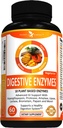 Enzymes Scan Garden -18 Plant Based Enzymes with amyise lipase bremelain Protease lactase & Other Enzymes - One Meal Pill Supports Healthy Dibuble & NUtrient Absorpsi 60
