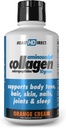 DIRECT HEALTH - AminoSculpt Liquid Collagen Micropeptides - 14 FL Oz - 14 Servings - 10 Grams of Premium Medical - Grade Liquid Collagen for Women - Orange Cream