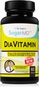 SugarMD Diavitamin Tambahan Formula - Multivitamin untuk Pria dan Wanita - Multivitamin dan Mineral - 60 Multi Vitamin Tablet - Mengembalikan Kekuatan dan Ketahanan - Non-GMO - Gluten- Bebas