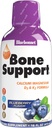 Bluebonnet Nutrition Bone Dukung Kalsium Citrate, Magnesium Citrat, Vitamin D3, K2, untuk Bone Health, Non GMO, Gluten Bebas, Bebas Soy Bebas, Bebas Susu, Kosher, 32 Servings, Blueberry Flavor, 16 Fl Oz (Paket 1)