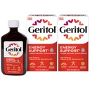 Geritol Liquid Vitamin dan Iron Suplemen, Dukungan Energi, Berisi Potensi Tinggi B-Vitamin dan Besi, Pleasant Tasting, Mudah untuk Swallow, Tidak Manisticial Sweeteners, Non-GMO, 12 Oz, 2 Pack