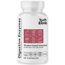 Pemuda & Tonic Digetical Enzymes dengan Amylase Bromelain Lipase Lactase Protease Papin - Advanced Ditrable Plant Enzymes for Food Breakdown Gas Bloating Gut Health - Women & Men - 60 Vegetable Pills