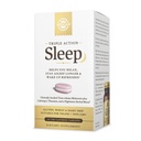 Solgar Triple Action Sleep, 30 Tri- Lapis-Time- Rilis Meltonalin & L- Theanine Plus Herbal Blend - Helping You Relax, Fall Asleep Fast & Stay Alover - Non-GMO, Gluten Free - 30 Servings